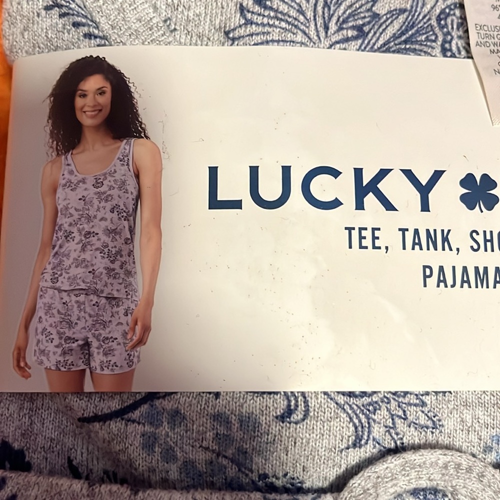 Women’s lucky brand four piece pajama set - Picture 2 of 4